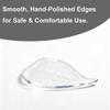 3Pcs Hair Stroke Brow Mapping Ruler Arch Eyebrow Eyeliner Ruler Emplate 1 Minute Fast Drawing Guide Tool Reuse Acrylic Tattoo Pmu Permanent Makeup Hairstroke Stencil (Teardrop-Shaped/3pcs) view 3
