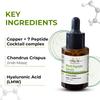 Actiherbz Multi Peptide + copper Face Serum 30ml & Serum Cleanser 60ml with 8 Peptide Cocktail for Improves Skin Elasticity, Skin Renewal and Age-Defying Booster | All Skin Types view 2