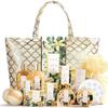 Gift Baskets for Women,15 Pcs Vanilla Spa Giftsfor Women, Women's Gifts with Bubble Bath,Bath Salt, Bath Bombs, Christmas Spa Baskets view 1