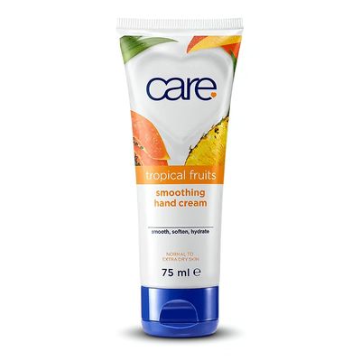 Care Tropical Fruits Hand Cream, 2.5 fl oz, Hydrating Formula with Mango Pineapple Papaya, for Normal to Extra-Dry Skin