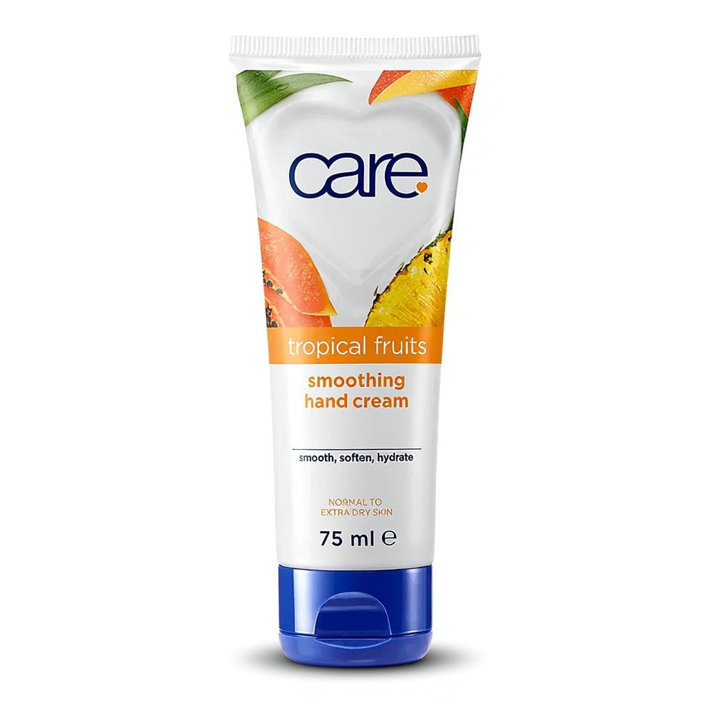 Care Tropical Fruits Hand Cream, 2.5 fl oz, Hydrating Formula with Mango Pineapple Papaya, for Normal to Extra-Dry Skin