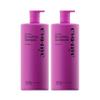 Eva NYC Anti-Frizz Shampoo and Conditioner Set with Argan Oil + Sunflower Seed Oil - Leaves Hair Soft, Shiny and Nourished - Sulfate-Free - Warm Vanilla Scent - Value Size - 31 fl oz (Pack of 2) view 1
