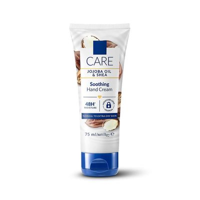 Care Hand Cream with Jojoba Oil and Shea, 2.5 fl oz, Moisturizing Formula for Extra-Dry Skin