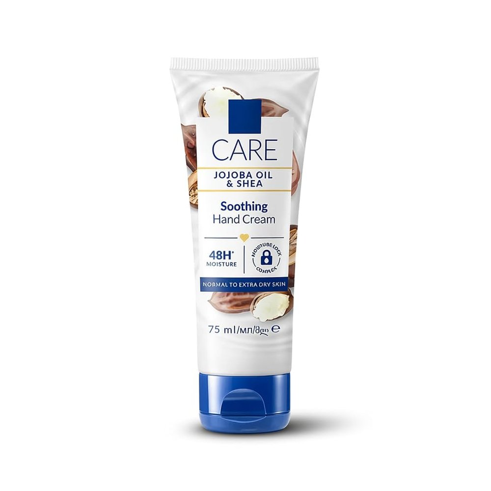 Care Hand Cream with Jojoba Oil and Shea, 2.5 fl oz, Moisturizing Formula for Extra-Dry Skin