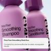 Eva NYC Anti-Frizz Shampoo and Conditioner Set with Argan Oil + Sunflower Seed Oil - Soft, Shiny, Nourished Hair - Frizzy, Medium to Thick Types - Sulfate-Free - Vanilla Scent - 10 fl oz (Pack of 2) view 2