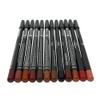 12 pcs, 12 Colors Brown Tone Ultra Fine Lip & Eye Liner Set, Creamy, Long Lasting, High Pigmented Pencil, Various Shades (Brown Tone) view 1