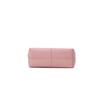 Leather Artisans Pink Leather Makeup Pouch Travel Cosmetic Bag with Zipper view 3
