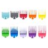 10Pcs Hair Clipper Limit Guide Comb Trimmer Guards Attachment 1.5-25mm Universal Haircut Tool Clipper Limit Combs(Multi-colored) view 1