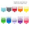 10Pcs Hair Clipper Limit Guide Comb Trimmer Guards Attachment 1.5-25mm Universal Haircut Tool Clipper Limit Combs(Multi-colored) view 2