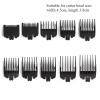 10Pcs Hair Clipper Limit Guide Comb Trimmer Guards Attachment 1.5-25mm Universal Haircut Tool Clipper Limit Combs(Multi-colored) view 4