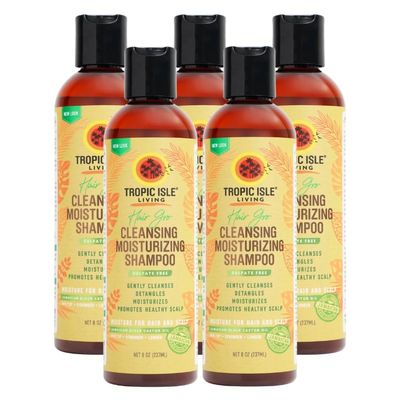 Aloe Vera Shampoo  5x HAIR GRO Cleansing Moisturizing Shampoo 8oz Bundle  Hydrating Hair and Scalp Cleanser with Jamaican Black Castor Oil and Plant-Based Boosters  Gift Set (5 Items)