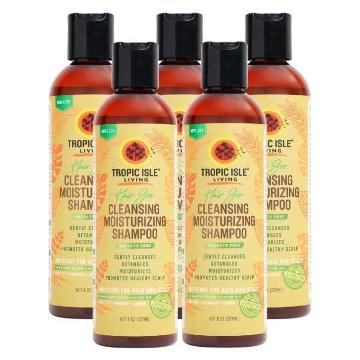 Aloe Vera Shampoo  5x HAIR GRO Cleansing Moisturizing Shampoo 8oz Bundle  Hydrating Hair and Scalp Cleanser with Jamaican Black Castor Oil and Plant-Based Boosters  Gift Set (5 Items)