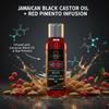 Tropic Isle Living Mens Beard Oil  3x Strong Roots MenBeard + HairOil 4 oz Bundle with Red Pimento, Shea Butter, and JBCO  Moisturizing, Softening, and Shine for Beard and Hair  Gift Set (3 Items) view 3