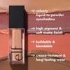 e.l.f. Liquid Velvet Eyeshadow, Crease-Resistant Liquid-to-Powder Eyeshadow For A Rich, Soft-Matte Finish, Vegan & Cruelty-Free, Pink Chiffon view 2