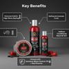 Tropic Isle Living Pacinos Curling Cream  2x Strong Roots Men Beard Pomade 4oz + Hair Oil 4 oz and Curl Crme 8oz Hydrates, Conditions, and Styles  Gift Set (4 Items) view 3
