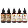 Castor Oil  2x Jamaican Black Castor-Oil XX Dark Bundle with 2x Light Blend and Red Pimento Hair Growth Oil  Castor-Oil for Hair & Scalp, Moisture & Oiling Support  Gift Set (5 Items) view 1