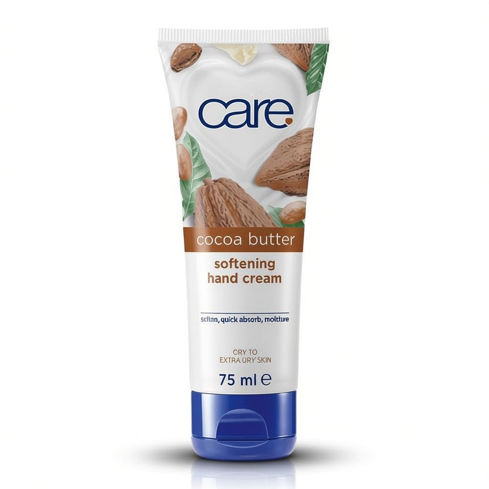 Care Hand Cream with Cocoa Butter and Vitamin E, 2.5 fl oz, Deep Moisturizing for Dry Skin