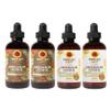 Tropic Isle Living Black Jamaican Castor Oil  2x JamaicanBlack CastorOil XX Dark 4oz Bundle with 2x Jamaican Black Castor Oil Light Blend 4oz  Moisturizing, Hair & Skin Care  Gift Set (4 Items) view 1