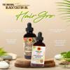 Tropic Isle Living Black Jamaican Castor Oil  2x JamaicanBlack CastorOil XX Dark 4oz Bundle with 2x Jamaican Black Castor Oil Light Blend 4oz  Moisturizing, Hair & Skin Care  Gift Set (4 Items) view 2