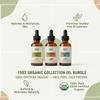 2x 1992 Organic Collection Castor Oil 2oz Bundle with Jamaican Black Light Blend 4oz & organic sweet almond oil for skin 2oz  Nourishes Hair, Skin & Natural Oils Gift Set (4 Items) view 2