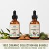 2x 1992 Organic Collection Castor Oil 2oz Bundle with Jamaican Black Light Blend 4oz & organic sweet almond oil for skin 2oz  Nourishes Hair, Skin & Natural Oils Gift Set (4 Items) view 3