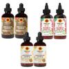 Castor Oil for Hair Growth  2x Jamaican Black Castor-Oil XX Dark Bundle with 2 Light Blend and 2x Red Pimento Oils  Hair & Scalp Oil Variety for Daily Use, Moisture & Root Care  Gift Set (6 Items) view 1