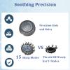 SH71 Replacement Rotary Head Fit for Philips Norelco Shaver Series 7000 and Series S5500, Metal Wheel Buckle and Upgrade 15 Precision Blades (Gold) view 2