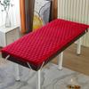 LDLCYCN Red(s),190 * 80cm, Memory Foam Thick 5Cm Massage Table Mattress Topper with Elastic Band Spa Bed Pad Without Face Hole Lash Bed Topper for Beauty Salon Spa Square Round Trapezoidal Head view 1