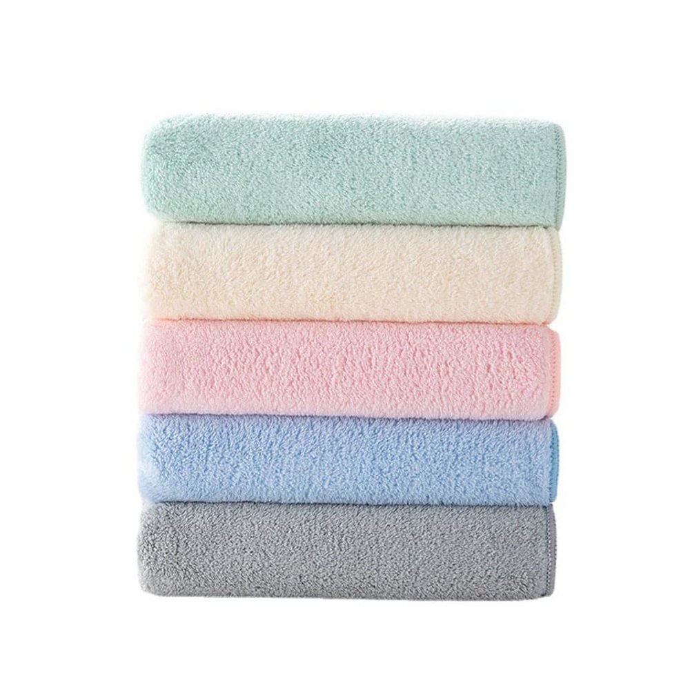 OOAYDYWO Towels Thisck Sosft Cosral Vselvet Fasce Towsel Hosme Skins-Friendly Facse Towel