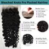 3.5x4 Silk Base Lace Closure with Baby Hair Pre Plucked Burmese Curly Human Hair Fake Scalp Toppers Closure 12inch view 3