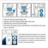 3Pcs SH30/50/52 Shaver Replacement HeadsCompatible For PhilipsElectric Shaver Series 1000, 2000, 3000, 5000 Blade Head view 4