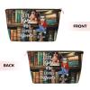 Ayorior Just A Girl Who Loves Books Makeup Bag, Personalized Reading Book Lover Makeup Bags for Women Books Lovers Readers, Custom Name Reading Books Cosmetic Bag Gifts for Bookish Sister Best Friend view 2