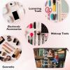 Ayorior Just A Girl Who Loves Books Makeup Bag, Personalized Reading Book Lover Makeup Bags for Women Books Lovers Readers, Custom Name Reading Books Cosmetic Bag Gifts for Bookish Sister Best Friend view 3