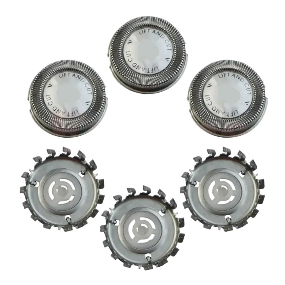 3Pcs Replacement Shaver Head Blade CuttersCompatible For PhilipsCompatible For NorelcoHQ4 HQ58 HQ56 HQ80