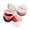 Earth-Rhythm Dab Set Go 3-in-1 Face Palette With Eyeshadow, Lip & Cheek Tint & Mattifying Face Powder, For Everday Makeup, Highly Pigmented (Cosmopolitan) view 1