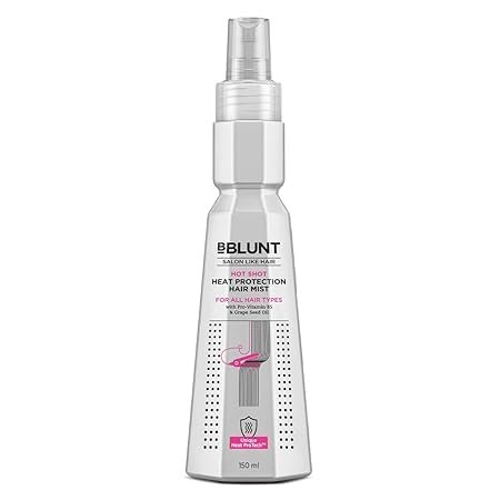B.BLUNT Heat Protection Hair Mist Spray, Professional Hair Care, Silver, 150ml