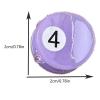4PCS Billiards Bangs Hair Clips,Cute Digital Ball Claw Clips,Balls Shape Hair Claw Clips,Acetate Hair Clips for Girls,Small Side Hair Barrettes for Women (4) view 2