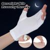 3 Pairs Cotton Gloves for Dry Hands Sleeping, White Thin Fingerless Cotton Moisturizing Gloves Overnight for Dry Hands, Without Fingertips Design Touchscreen-Friendly, Moisturizing & Spa for Sleeping view 4