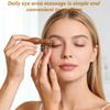 ZKMGYZB 2Pcs Facial Massage Tool for Eye Massage Reduce Puffiness and Dark Circles Facial Meridian Brush Sandalwood Handle Copper Massage Beads Chinese SPA Gua Sha Tool (Sandalwood) view 4