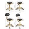 Adjustable Rolling Stool with Back Rest  Comfortable Swivel Stool on Wheels, Heavy-Duty Hydraulic Metal Chair for Salon, Massage, Clinic, Bar, Office Use view 2