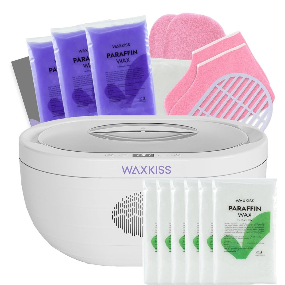 paraffin wax machine kit with an extra box of paraffin wax