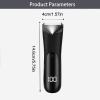 Mens Grooming Trimmer, Wet Dry Beard and Body Shaver, Portable Electric Hair Trimmer with Digital LCD Display, Ideal for Face, Beard, Nose, Ears, Legs, Arms, Pubic Hair, and Head Styling view 2