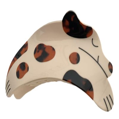 Dog Shape Animal Hair Claw For Girls Big Size Acetate Claw Clip With Crystal Women Popular Hair Catches(6408)