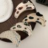 Dog Shape Animal Hair Claw For Girls Big Size Acetate Claw Clip With Crystal Women Popular Hair Catches(6408) view 3