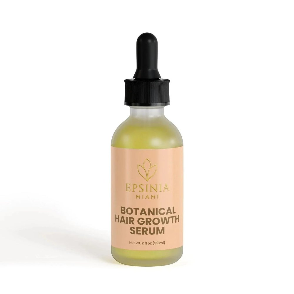 EPSINIA Botanical Hair Serum  Rosemary + Ginger Botanical Complex  Lightweight Scalp & Hair Serum for Fuller, Thicker-Looking Hair  Vegan, Paraben-Free, 2 fl oz (59 ml)