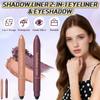 dqcbao Shadow Liner 2-in-1 Eyeliner & Eyeshadow Stick, Dual-Ended Cream Eye Makeup Pen for Quick Smoky Look, Long-Lasting, Waterproof & Easy to Blend view 4