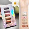 All-in-one liquid contour and highlighter set, 6-color series, 3.5G*6 with a shiny pearlescent effect, including moonlight color, bright silver, pink rose, gold, champagne, and bronze. view 2