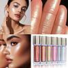 All-in-one liquid contour and highlighter set, 6-color series, 3.5G*6 with a shiny pearlescent effect, including moonlight color, bright silver, pink rose, gold, champagne, and bronze. view 3