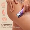 LGTGH Bikini Trimmer for Women with Mirror & LED Light, Ceramic Blades & Travel Lock - Body Groomer IPX7 Waterproof Use for Legs/Arm/Underarm - Plum view 2