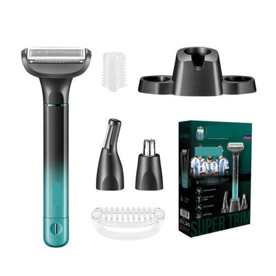 3in-1 Men's Personal Hair Trimming Set Rechargeable Professional Foil Shaver Portable Nose Ear Eyebrow Trimmer 625